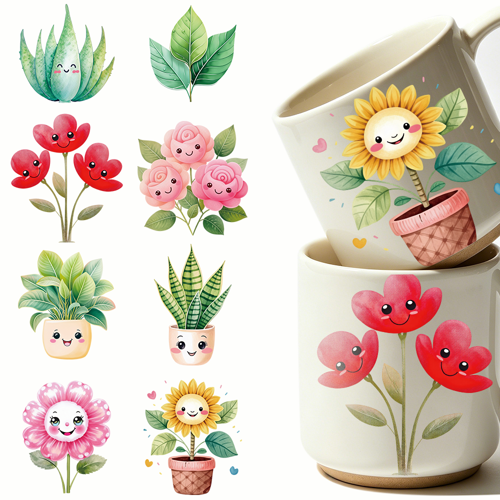 8pcs Aloe Vera Sunflower UV DT - Aloe Vera Pot のレビューと価格