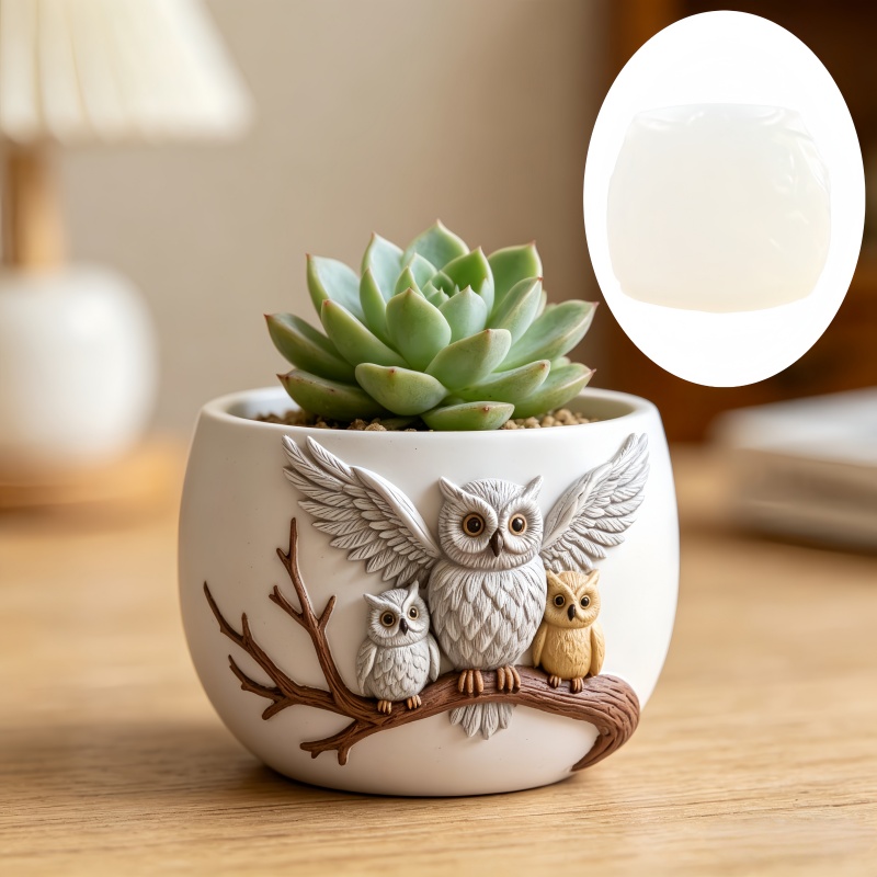 The owl standing on the branch - Echeveria Succulent のレビューと価格