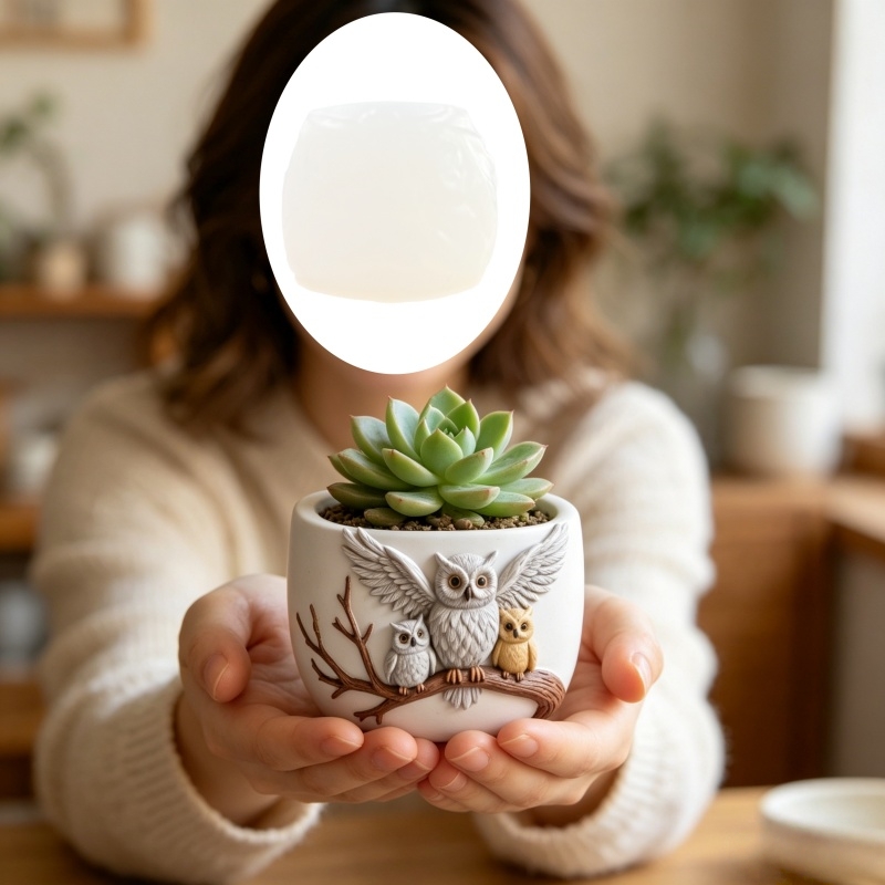 The owl standing on the branch - Echeveria Succulent のレビューと価格
