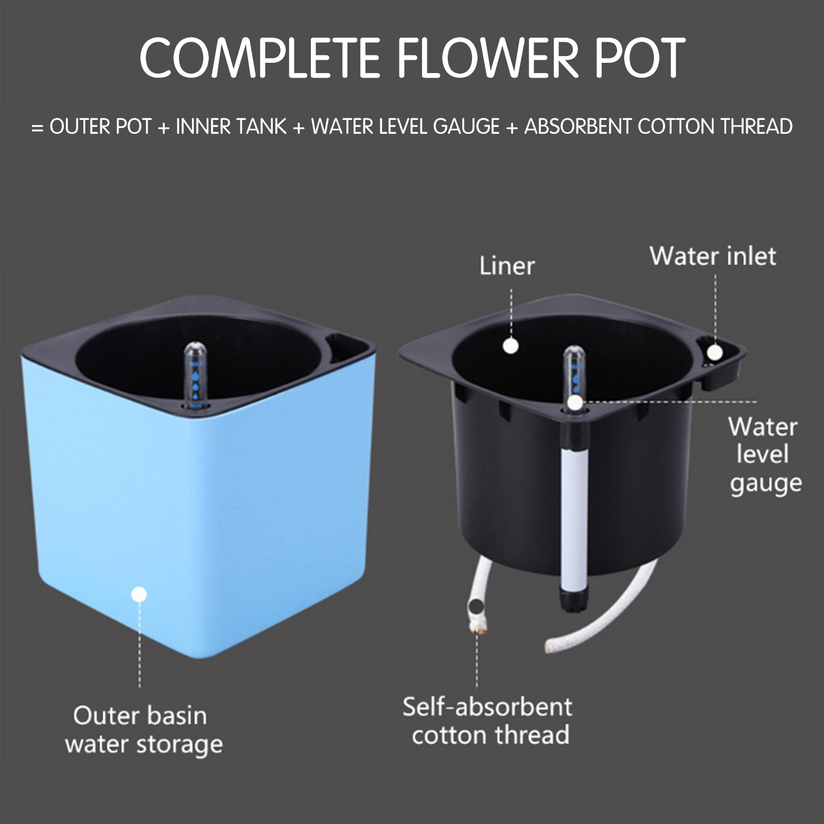 Automatic Self Watering Flower - Aloe Vera Pot のレビューと価格
