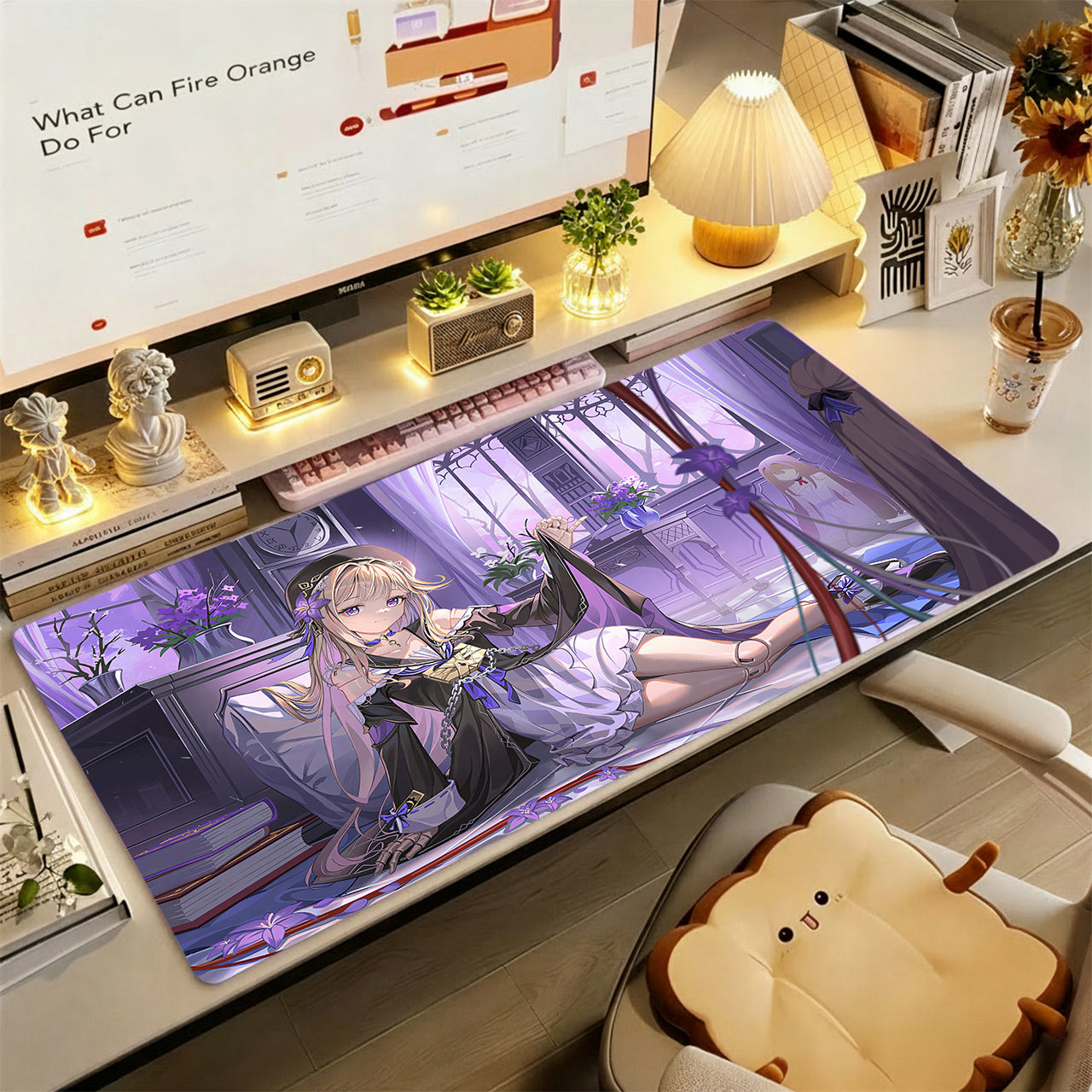 Gaming Mouse Pad,Large Extende - Tradescantia Purple のレビューと価格