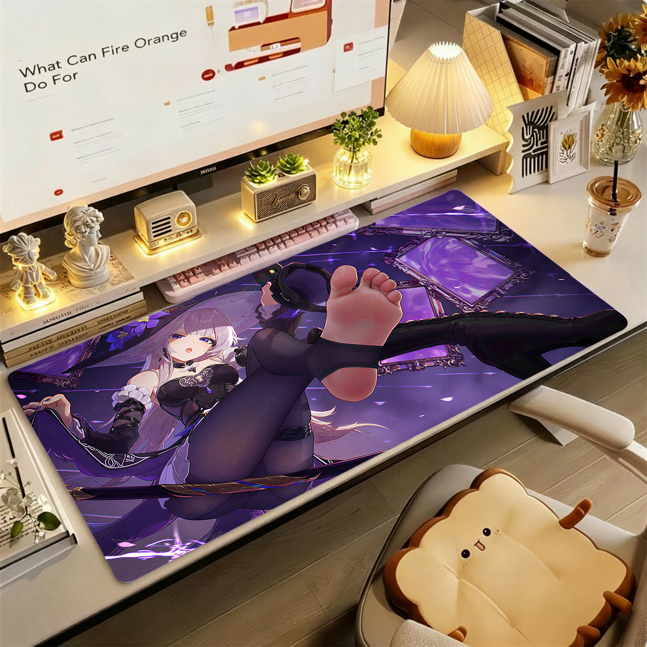 Gaming Mouse Pad,Large Extende - Tradescantia Purple のレビューと価格