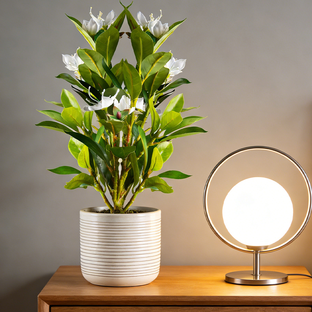 21-40cm Artificial Azalea Flow - Ficus Lyrata Tree のレビューと価格