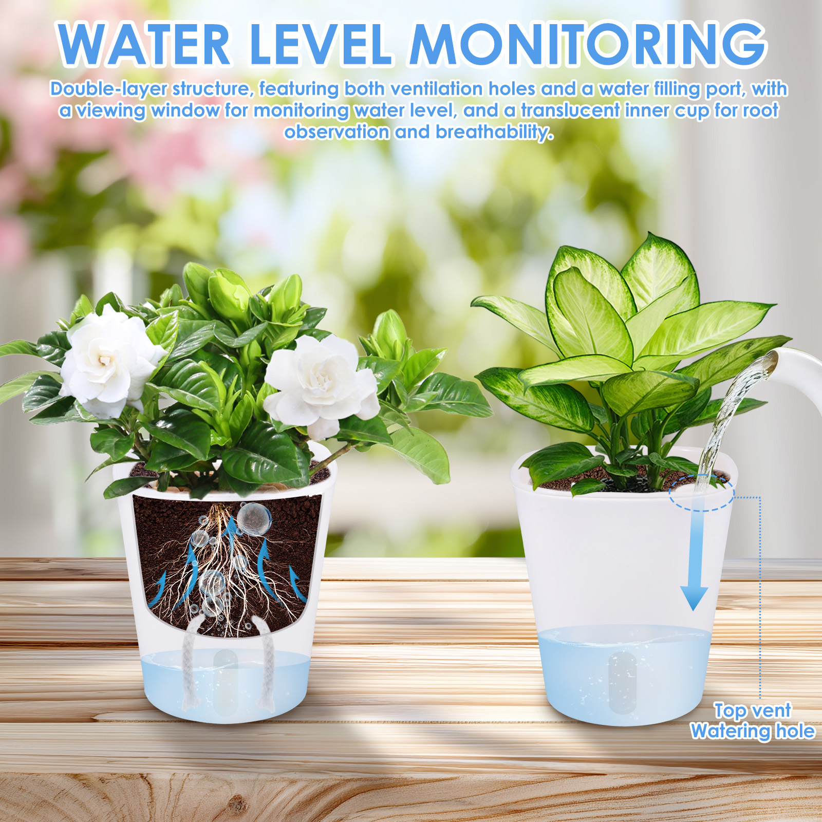 10Pcs Self Watering Plastic Fl - Aloe Vera Pot のレビューと価格