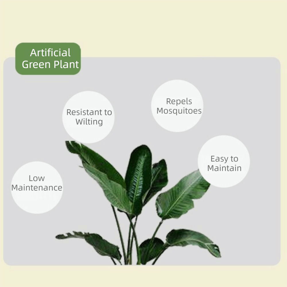 Green Plastic Artificial Ficus - Ficus Lyrata Tree のレビューと価格
