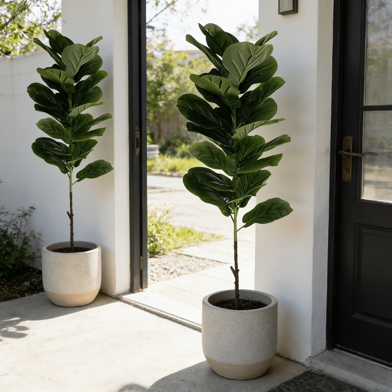 1Pc 100cm Artificial Ficus Lyr - Ficus Lyrata Tree のレビューと価格