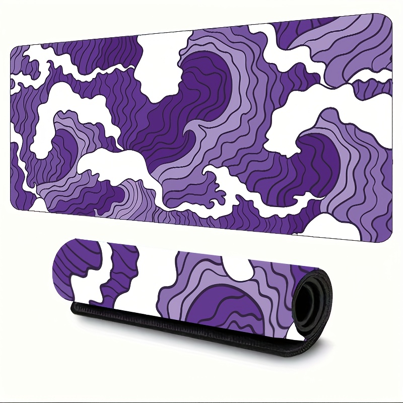 Purple and white waves Art Des - Tradescantia Purple のレビューと価格