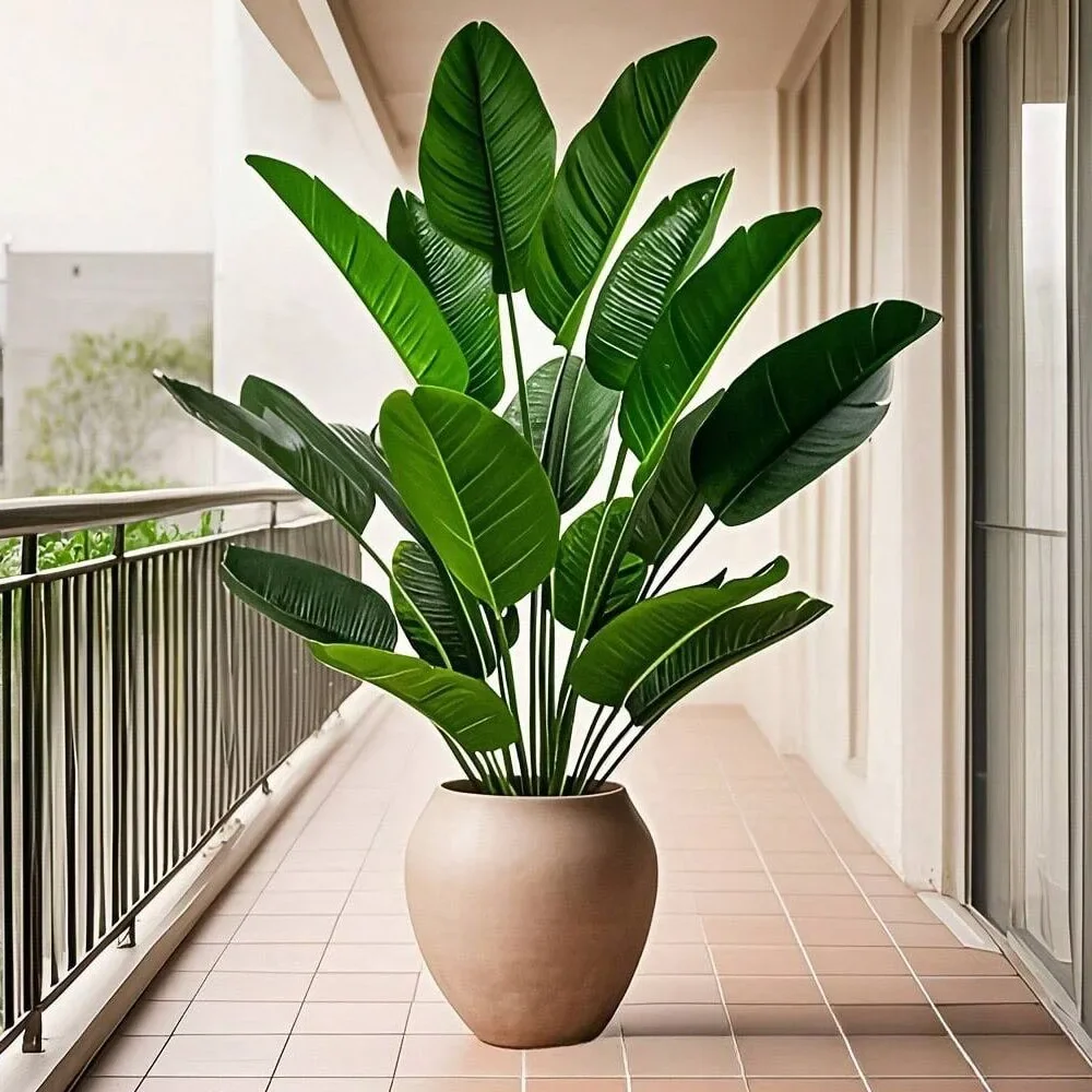 1pc 18 Leaves Artificial Plant - Ficus Lyrata Tree のレビューと価格