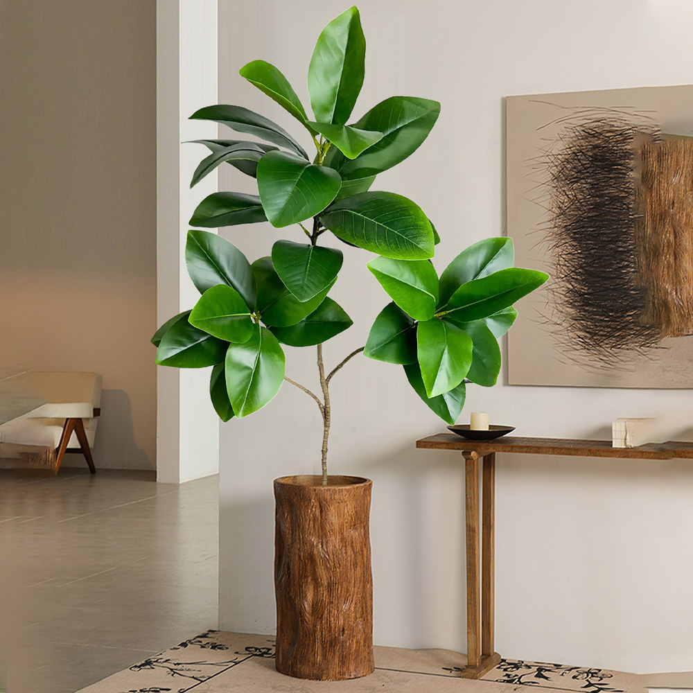 74-140cm Artificial Rubber Tre - Ficus Lyrata Tree のレビューと価格
