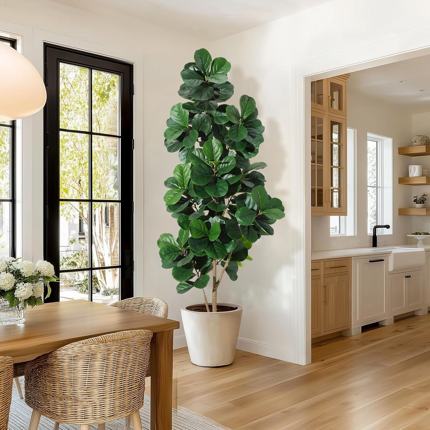 4FT/5FT/6FT/7FT Fiddle Leaf Fi - Ficus Lyrata Tree のレビューと価格