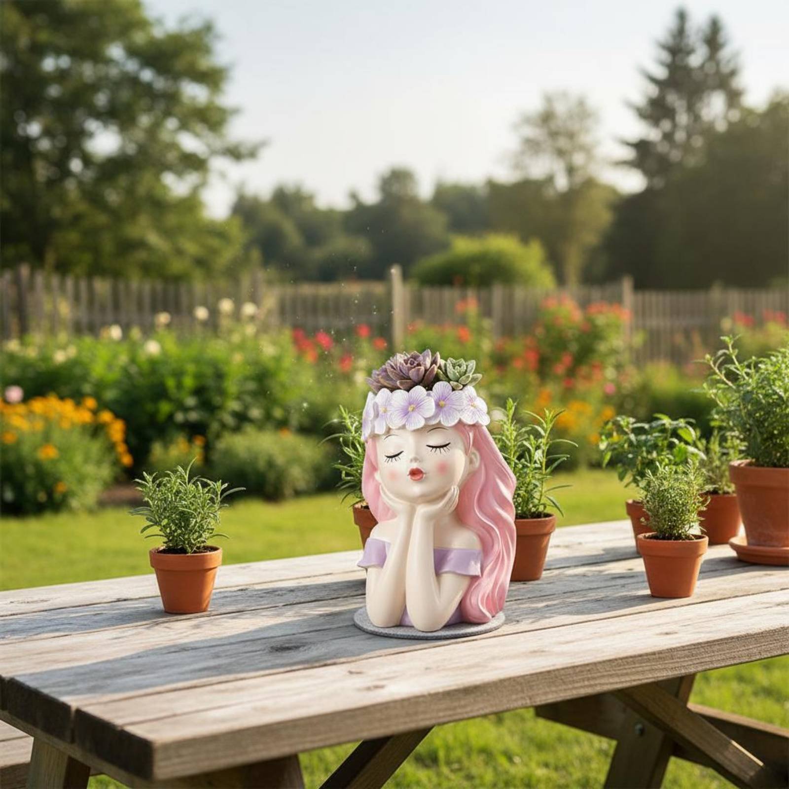 Fairy Plant Pot Creative Desig - Echeveria Succulent のレビューと価格