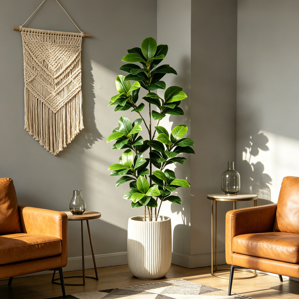 74-140cm Large Artificial Bany - Ficus Lyrata Tree のレビューと価格
