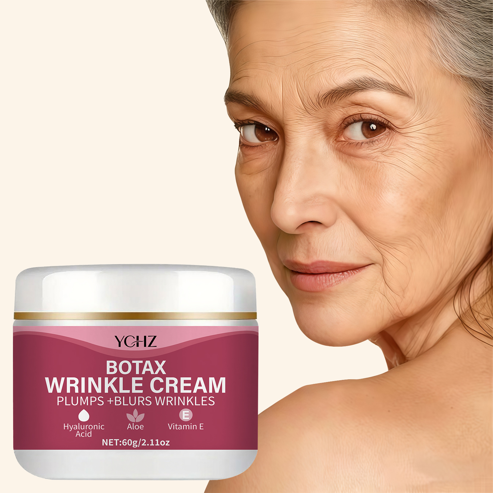 Collagen Face Cream, Aloe Vera - Aloe Vera Pot のレビューと価格