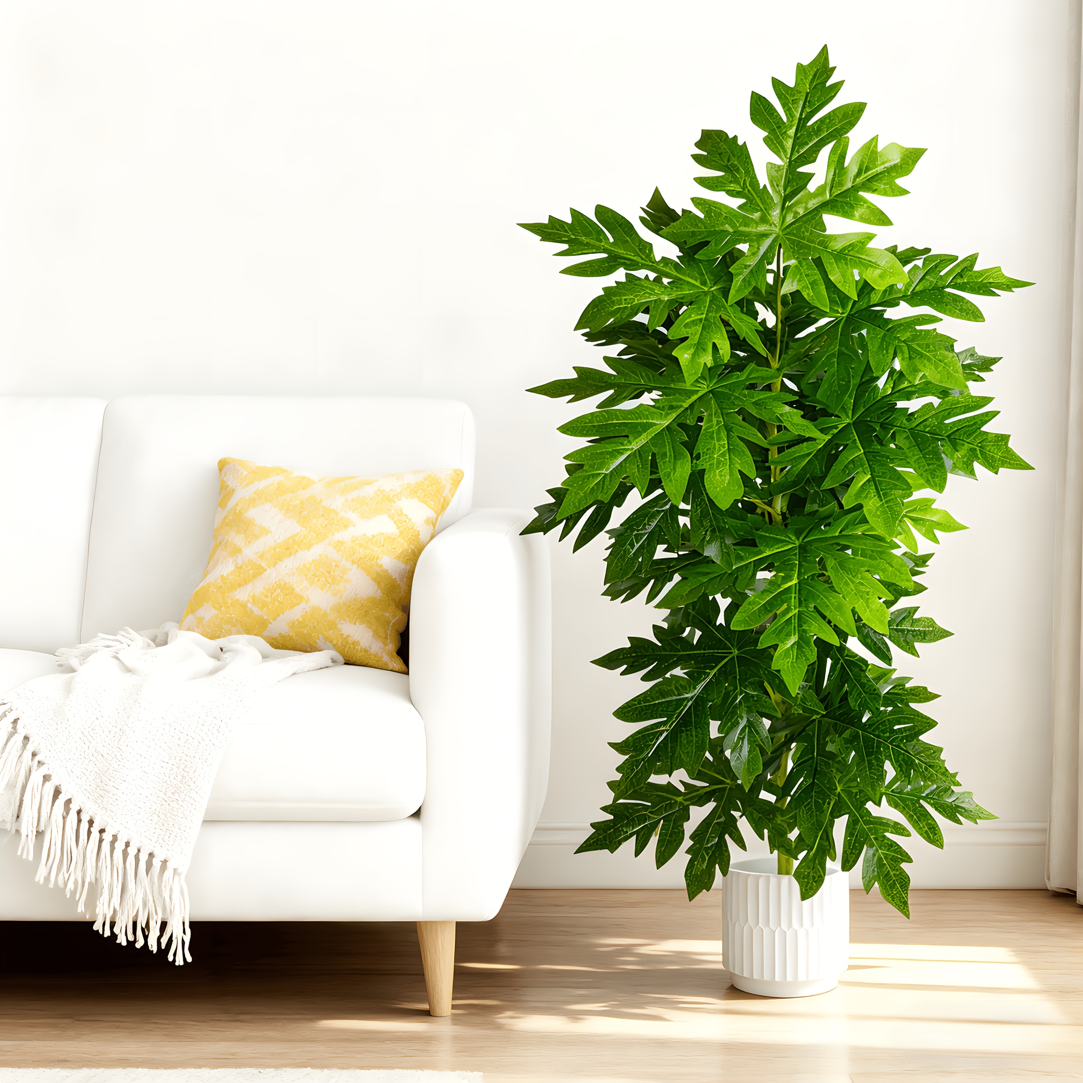 1Pcs Large Lifelike Artificial - Ficus Lyrata Tree のレビューと価格